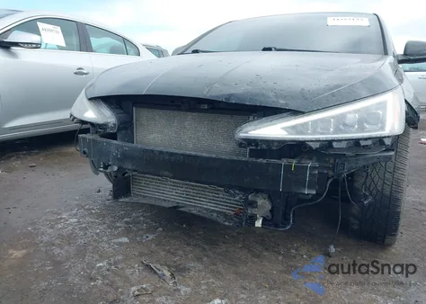 2019 Hyundai Elantra Sport из США, поврежденный, VIN KMHD04LBXKU886874